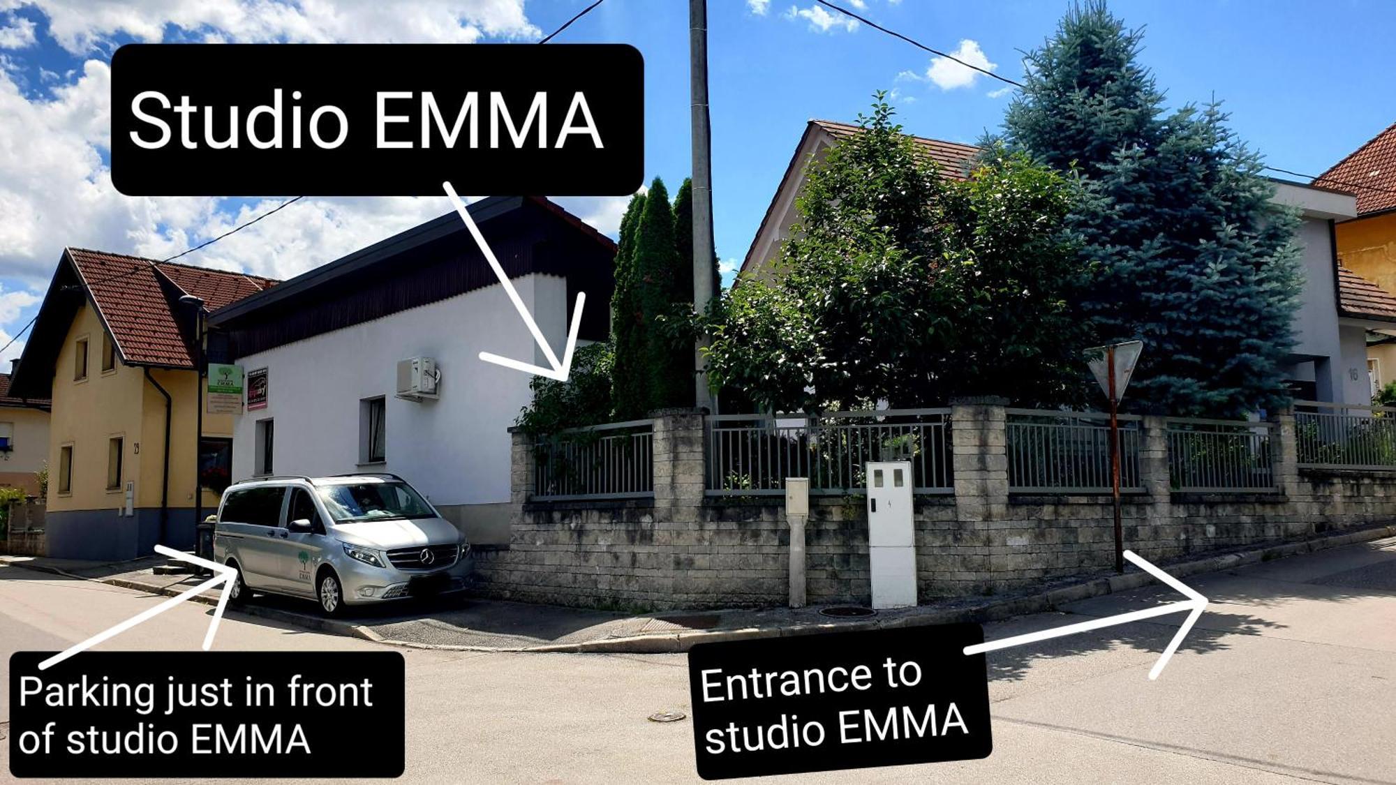 Studio Emma Ljubljana - Free Parking, Ac, Wifi Eksteriør billede